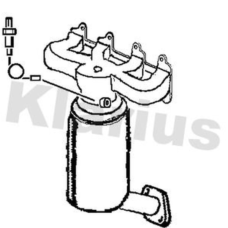 Klarius Catalyst Type Approved With Pipe 325248