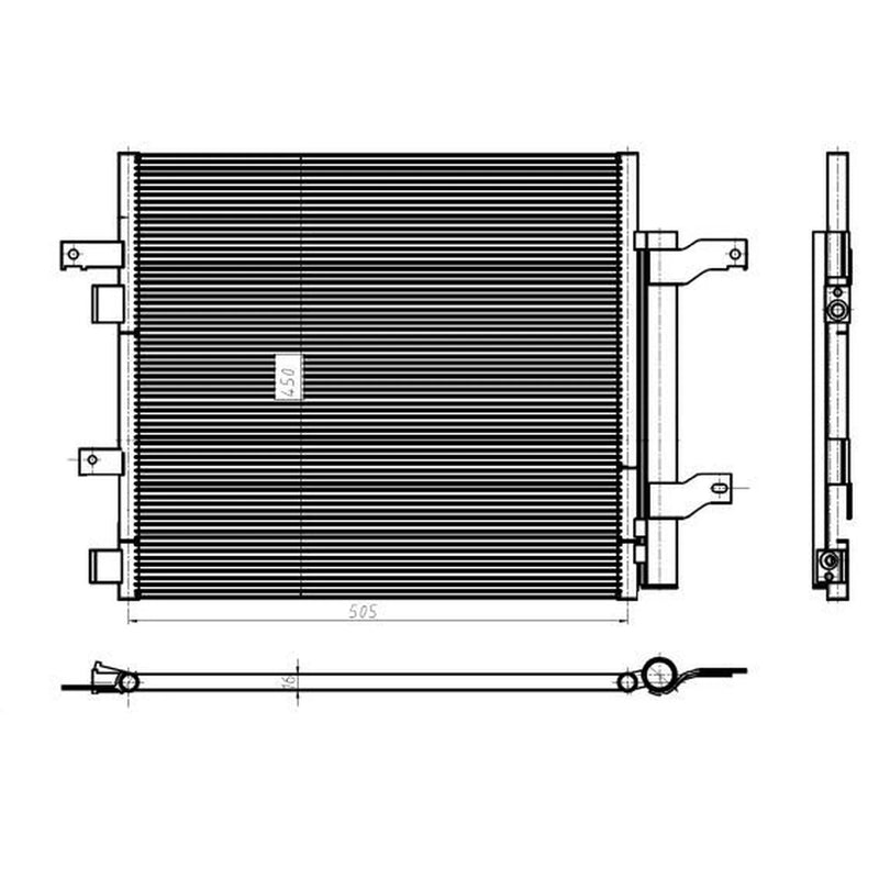 NRF Air Conditioning Condenser 350388