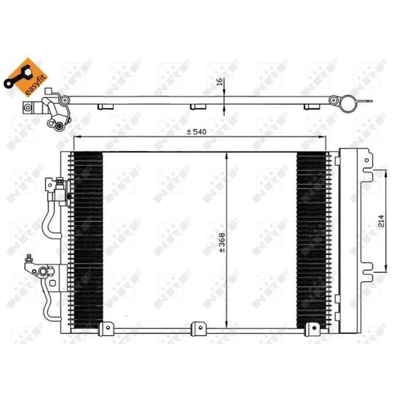 NRF Air Conditioning Condenser 35555