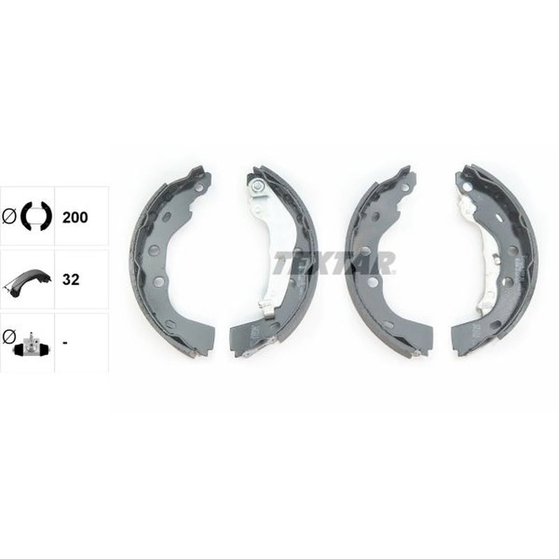 Textar Brake Shoe Set Axle Kit 91074800
