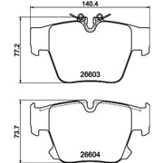 Mintex Rear Brake Pad Set MDB4381