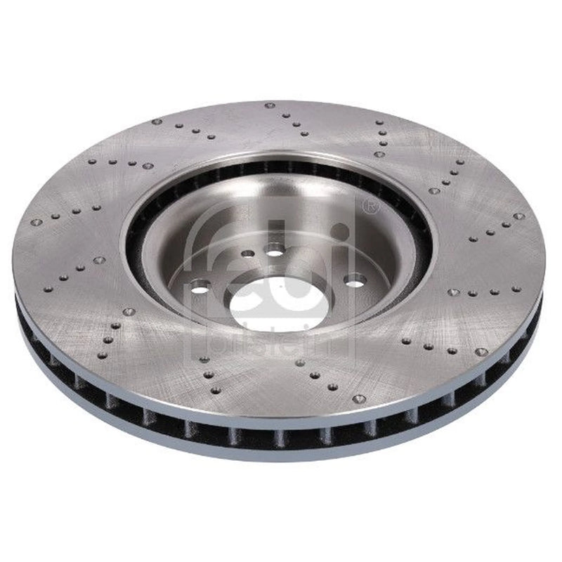 Febi 2 x Perforated/Vented Front Brake Discs 107510