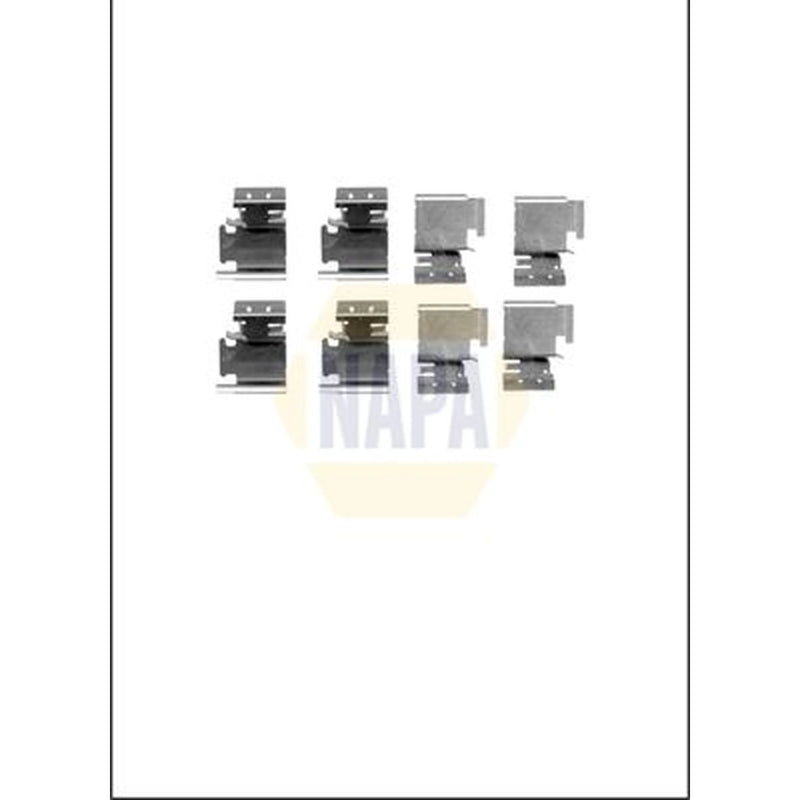 NAPA Brake Pad Accessory Fitting Kit Rear NFK1003