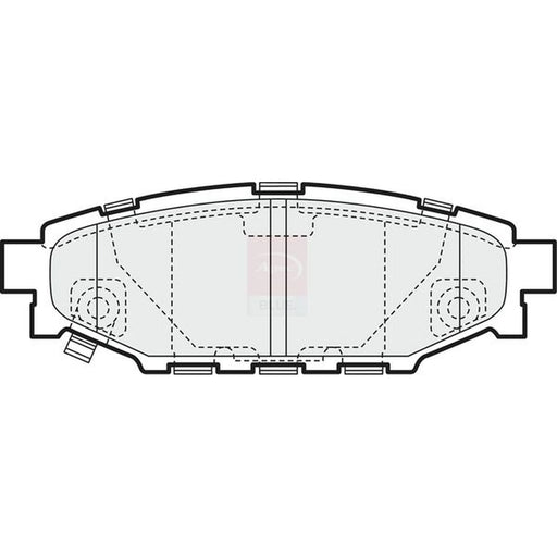 Apec Rear Brake Pad Set PD3203