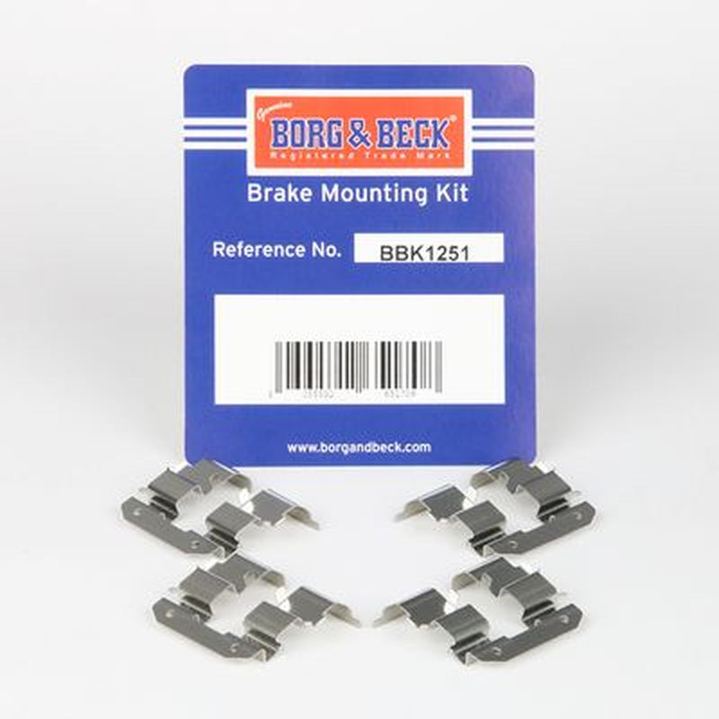 Borg & Beck Brake Pad Accessory Fitting Kit Rear BBK1251