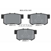Textar Rear Brake Pad Set 2423101