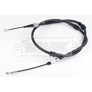 Borg & Beck Handbrake Cable Left Rear BKB3934