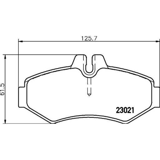 DON Rear Brake Pad Set PCP1657