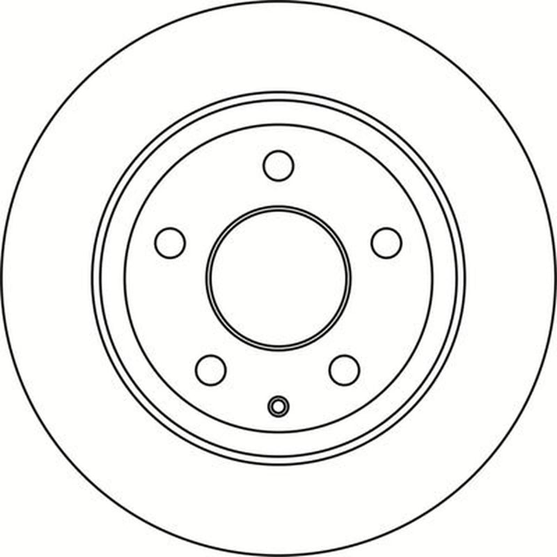 Abtex 2 x Solid Rear Brake Discs BD1921S