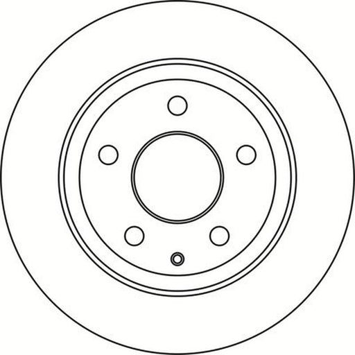 Abtex 2 x Solid Rear Brake Discs BD1921S