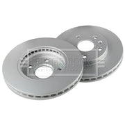 Borg & Beck 2 x Front Brake Discs BBD4641