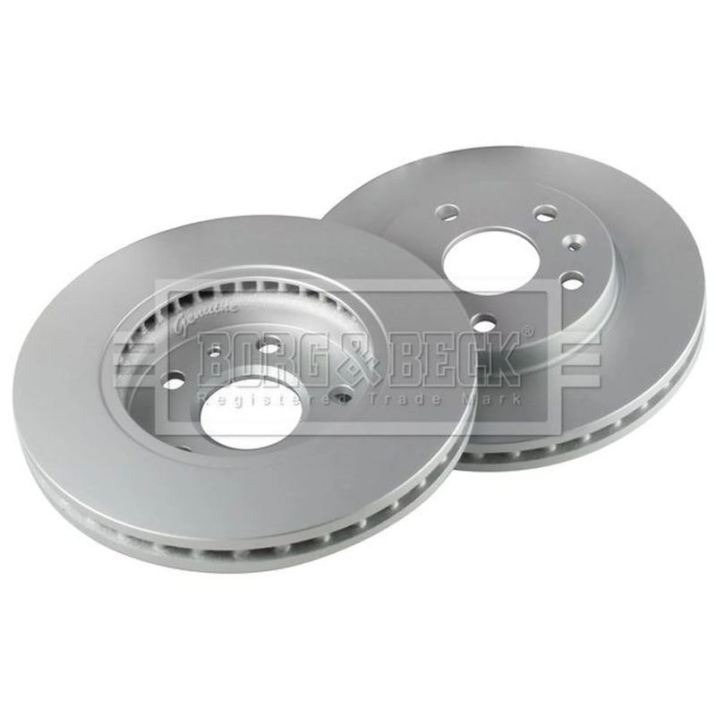 Borg & Beck 2 x Front Brake Discs BBD4641