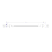 Juratek Brake Hydraulic Hose Line Rear JBH1406