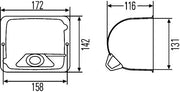Hella 9BG 127 426-007 Housing, headlight