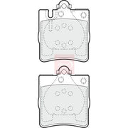 Apec Rear Brake Pad Set PAD1164