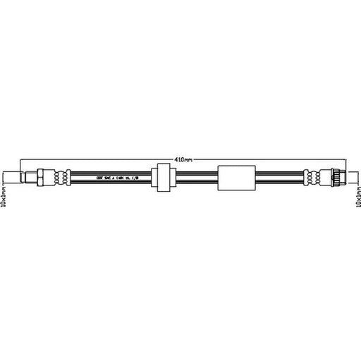 Juratek Brake Hydraulic Hose Line Front JBH1136