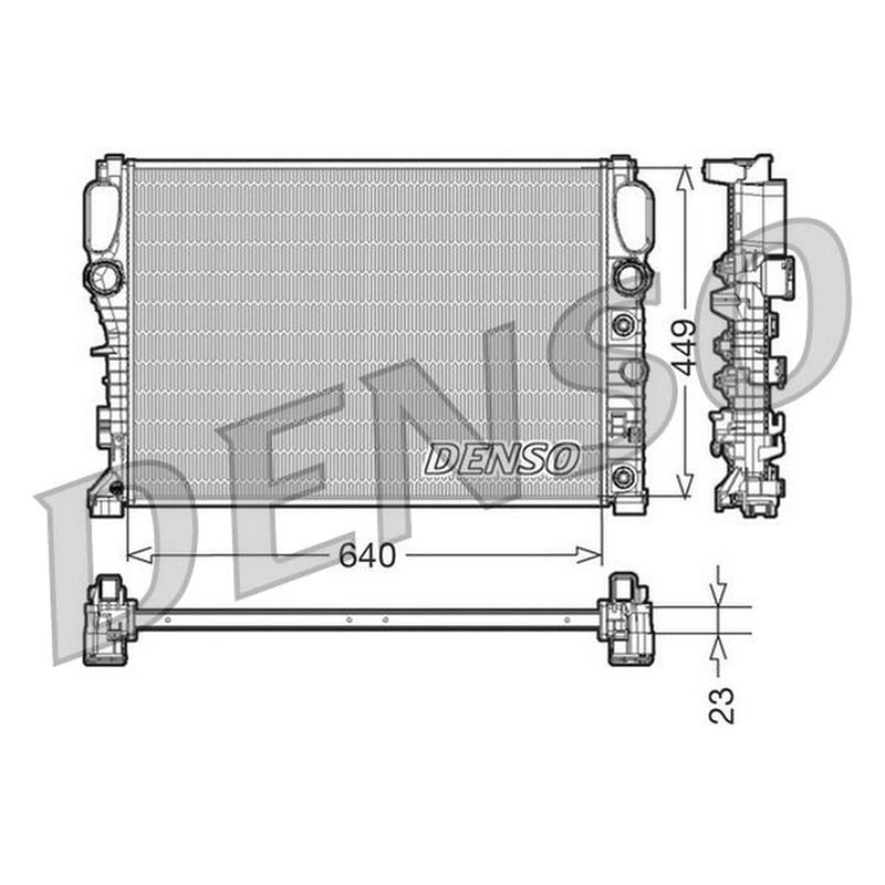 Denso Engine Radiator DRM17090