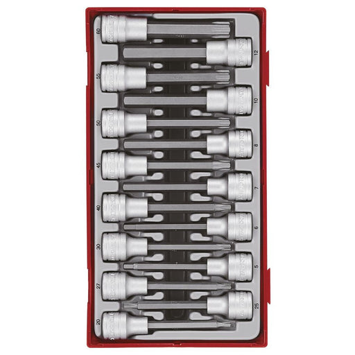 Teng Tools 1/2" Long Hex & TX Bit Socket Set TT1 15 Pieces