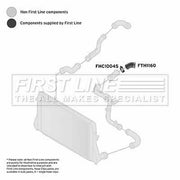 First Line Intercooler Turbo Charge Air Hose FTH1160