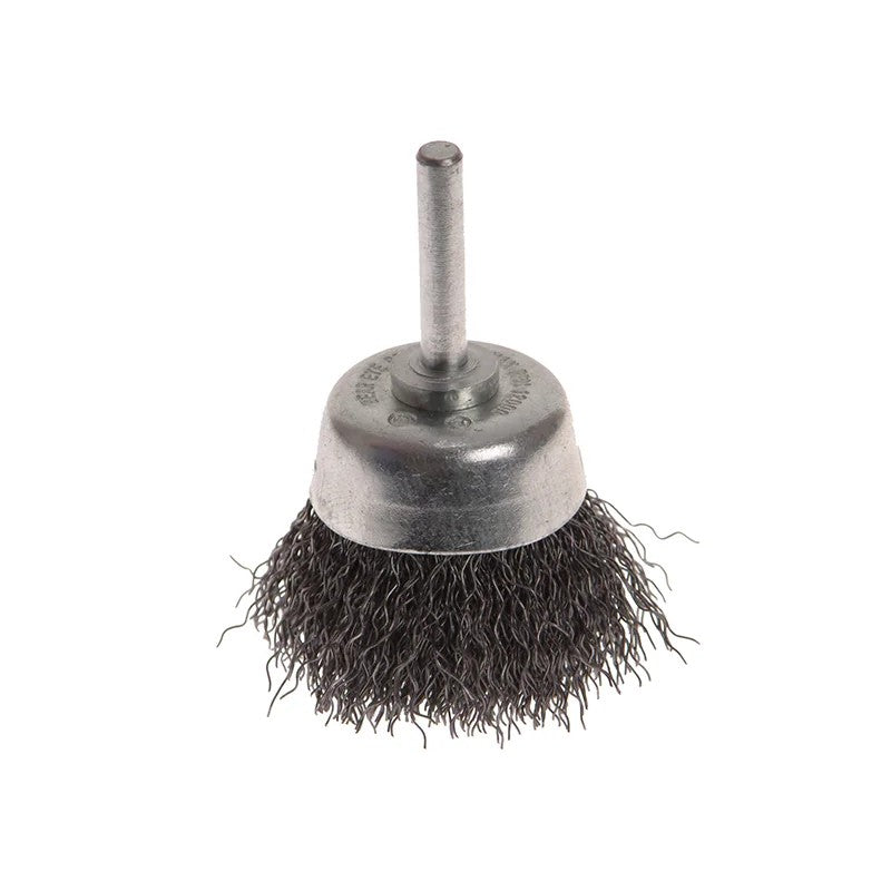 Faithfull Wire Brush Shaft Mounted 50mm x 20mm, 0.30mm Wire - FAIWBSI50