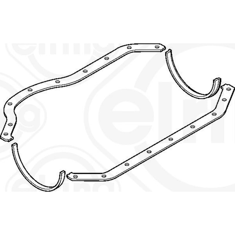 Elring Oil Sump Gasket Set Wide Thick 088.863