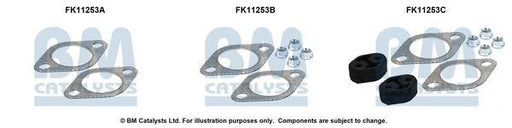 BM Catalysts FK11253A Soot/Particulate Filter Mounting Kit Fits Ford Ranger BM - Town Parts