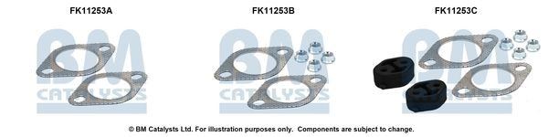 BM Catalysts FK11253A Soot/Particulate Filter Mounting Kit Fits Ford Ranger BM - Town Parts