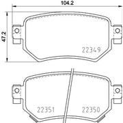 DON Rear Brake Pad Set PCP2194