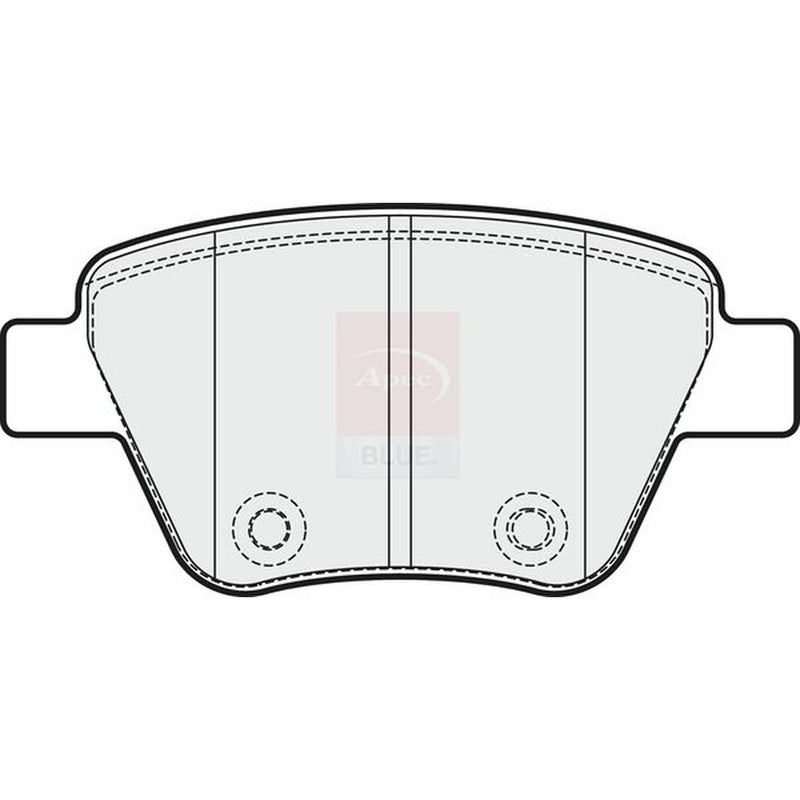 Apec Rear Brake Pad Set PD3313