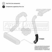 First Line Intercooler Turbo Charge Air Hose FTH1621