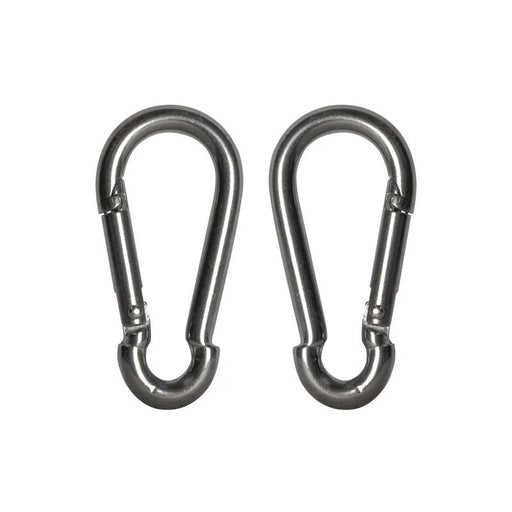 Faithfull Fire Brigade Snap Hook Stainless Steel 6mm (Pack 2) - FAICHFBS60S