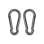 Faithfull Fire Brigade Snap Hook Stainless Steel 6mm (Pack 2) - FAICHFBS60S