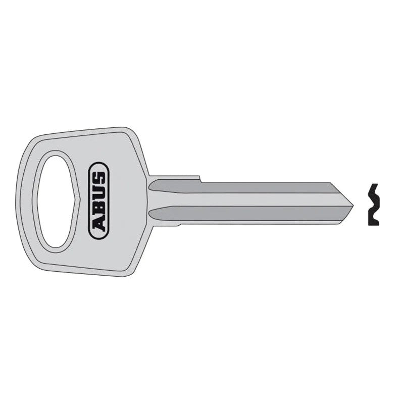 ABUS Mechanical 34 Right Hand 6 Pin Key Blank - 10020066-01