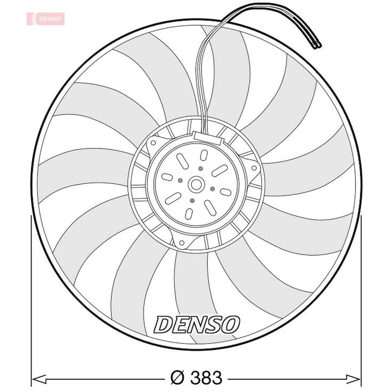 Denso Engine Cooling Fan DER02009