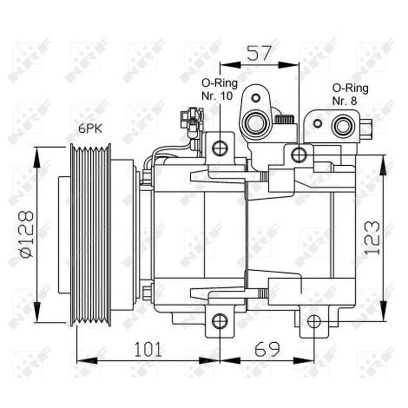 NRF Air Conditioning Compressor 32204