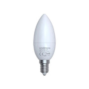 Link2Home Wi-Fi LED SES (E14) Opal Candle Dimmable Bulb, White + RGB 400 lm 5W