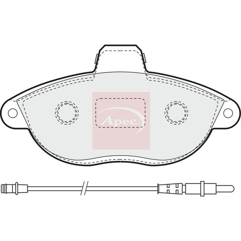 Apec Front Brake Pad Set PAD935