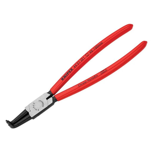 KNIPEX 44 21 J31 Circlip Pliers Internal 90° Bent Tip 40 - 100mm - 44 21 J31 SB