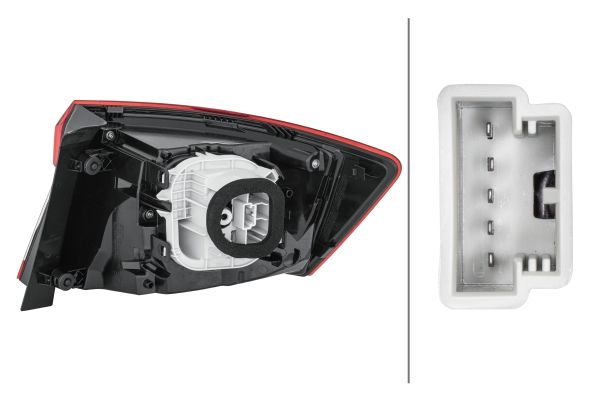 Hella 9EL 354 856-011 Tail Light Assembly