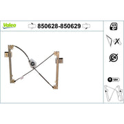 Valeo Electric Window Regulator Lifter Left Front 850628 OE 71732829 71792471