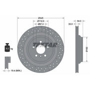 Textar Rear Brake Discs 92283703