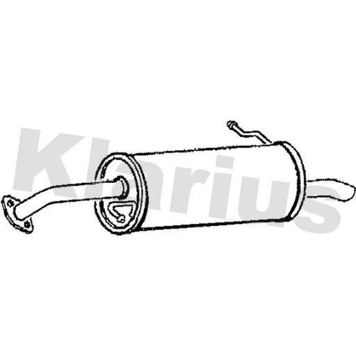 Klarius Box With Tail Pipe Rear MA319D