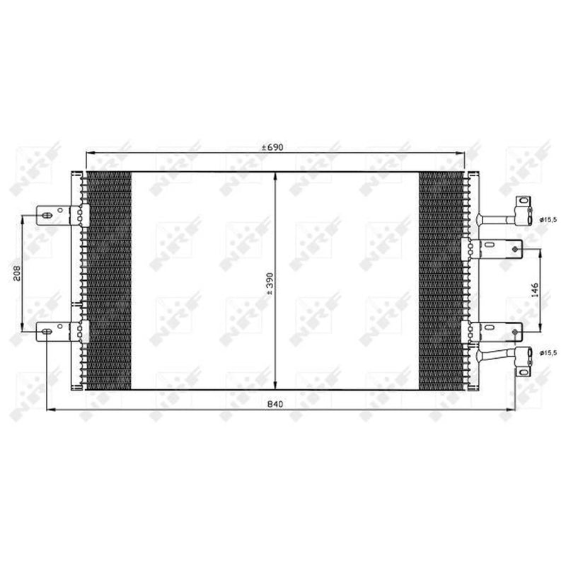 NRF Air Conditioning Condenser 35900