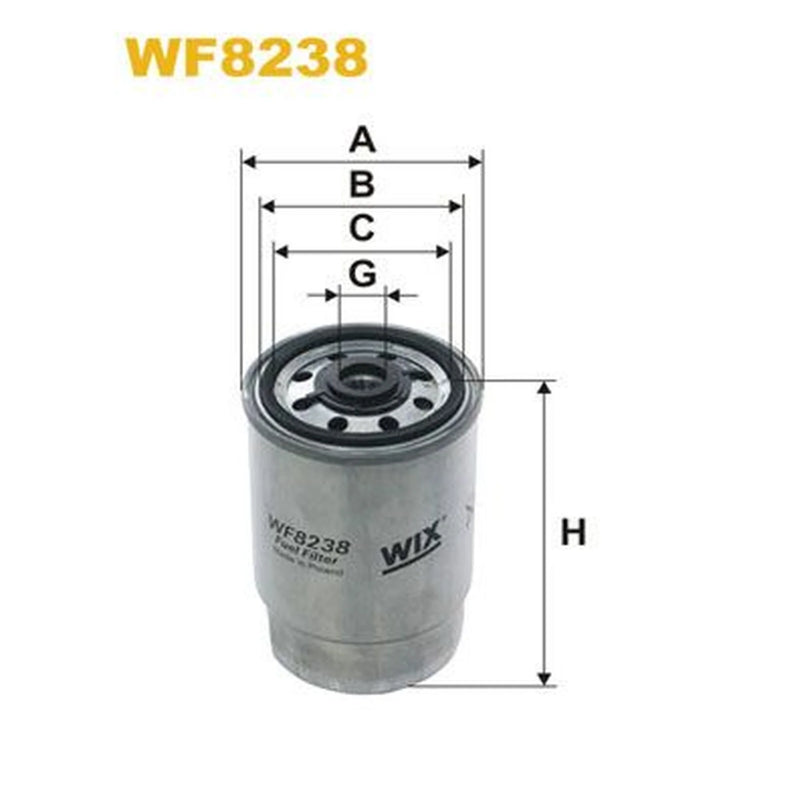 WIX Fuel Filter Element WF8238