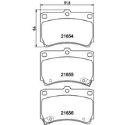 Mintex Front Brake Pad Set MDB1530