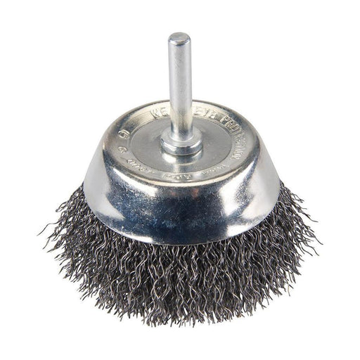 Silverline Rotary Steel Wire Cup Brush 75mm Silverline  - Town Parts