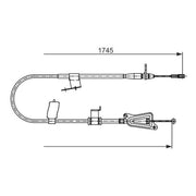 Bosch Handbrake Cable Left Rear 1 987 482 731
