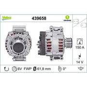 Valeo Car Alternator 12V 439658