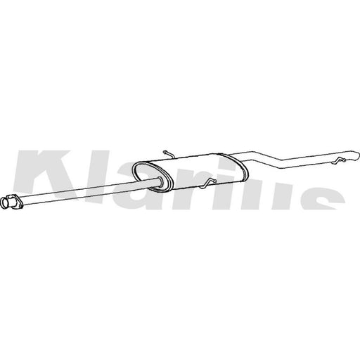 Klarius Box With Tail Pipe Rear MZ415J