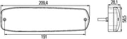 Hella 2SD 343 910-057 Tail Light Assembly